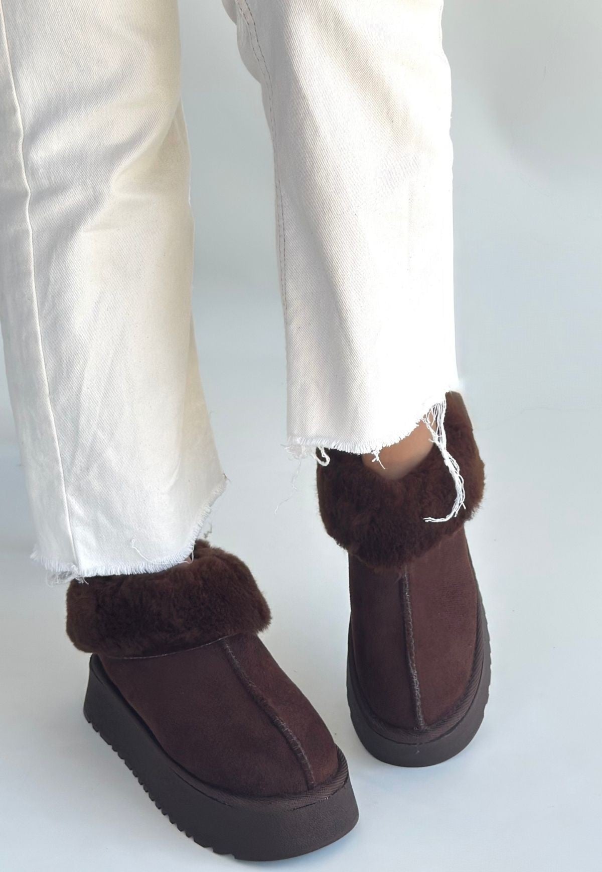 Edali Kahverengi Süet Bot